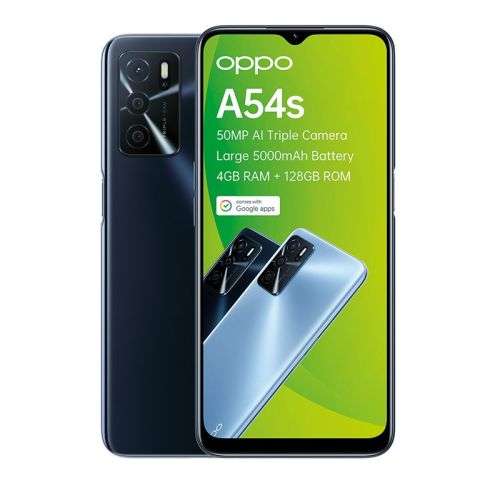 Oppo A54s Dual Sim 128GB - Crystal Black