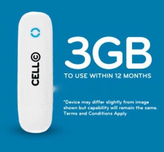 CELL C **** MODEM + SIM + 3GB DATA *** R499 **** SPECIAL OFFER WHILE STOCKS LAST