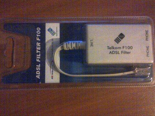 ADSL Modem Dual Filter , Retail Box, No Warranty
