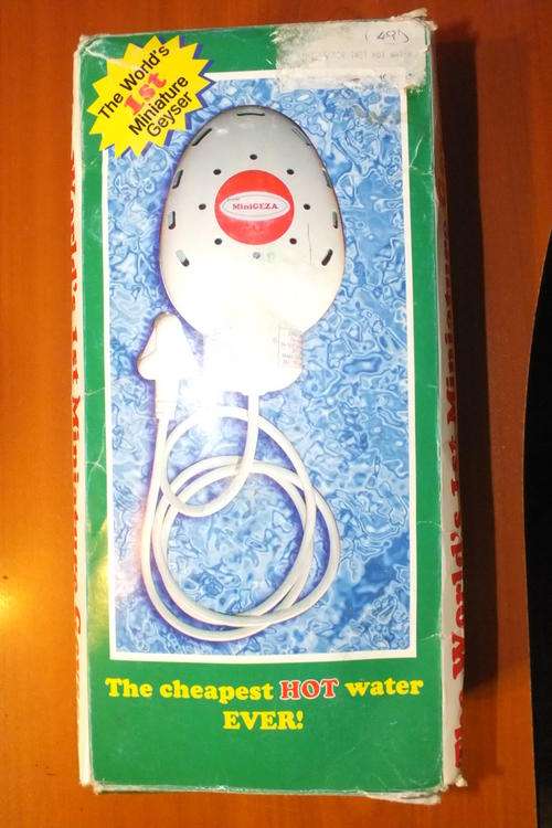 Mini Geyser - The cheapest hot water ever