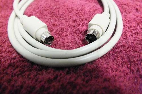 PS2 mouse/keyboard extension cable - Male to Male - White 1.8m