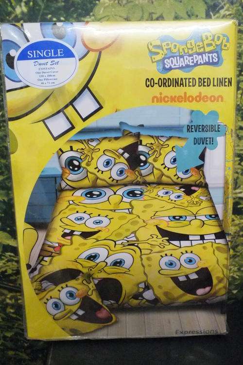 SpongeBob Squarepants - Expressions Duvet Set for Single Bed - Sealed