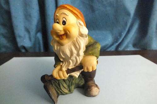 Dwarf with Green Jacket and Hoe