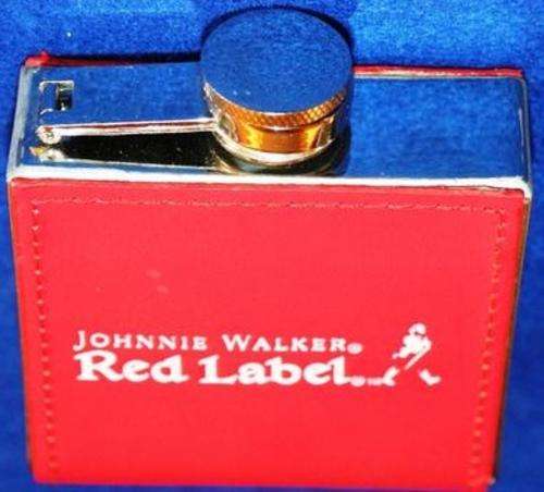 Johnnie Walker Red Label Hip Flask Collectible