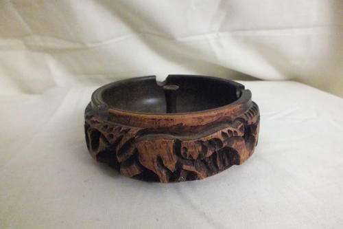 Wooden Carved Ashtray