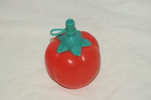 Tomato shaped Tomato Sauce Dispenser - Plastic - Retro 1980s Wimpy