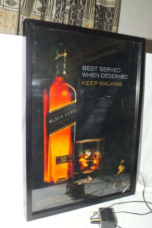 Light Box - Johnny Walker Black Label - Bar