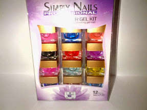 UV Gel colours(12 tubs)Shipping R42