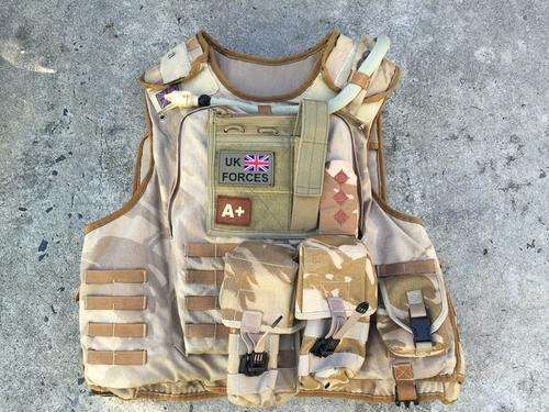 British Desert DPM Osprey Mk II Vest with pouches