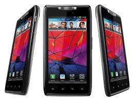 Motorolla RAZR Model XT910.As new with back cover and mirror Screen Protector.4.3 inch Screen.