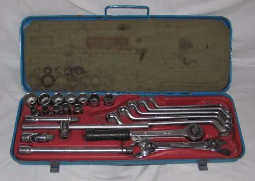 Gedore imperial socket/spanner set; D19 1962AU