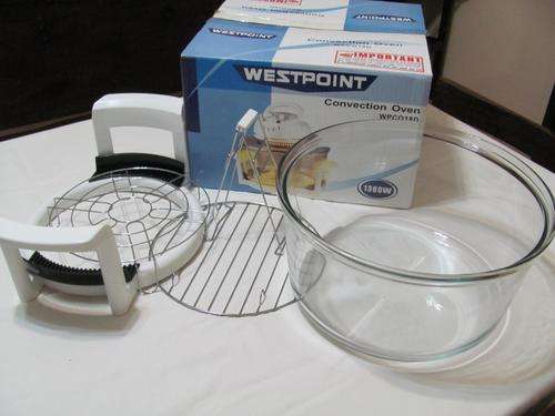 Westpoint convection cooker glass bowl and racks