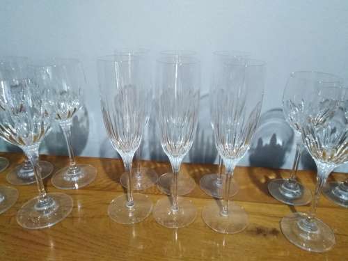 A Selection of Lead Crystal Glasses for Wine, Champaigne, Brandy, Whiskey and Liqueur