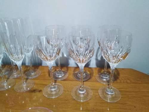 A Selection of Lead Crystal Glasses for Wine, Champaigne, Brandy, Whiskey and Liqueur