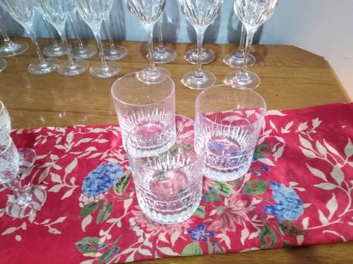 A Selection of Lead Crystal Glasses for Wine, Champaigne, Brandy, Whiskey and Liqueur