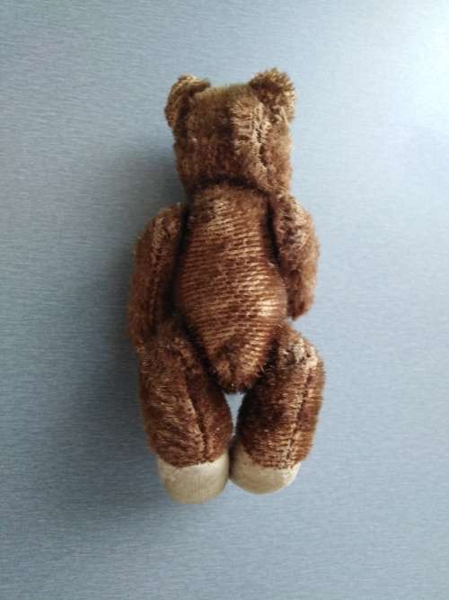 ANTIQUE GERMAN MINIATURE TEDDY BEAR FROM 1940s