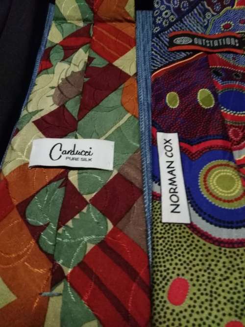 Genuine Silk Ties including Tie Travel Case in excellent Condition