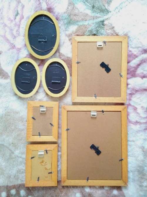 7 Wooden Picture/Photo Frames (Good Quality)