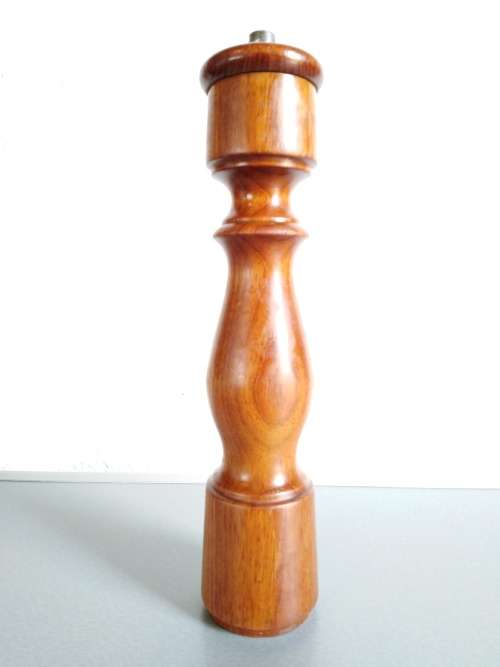 German Vintage Wooden Pepper Grinder late 1960s (Zassenhaus West Germany)