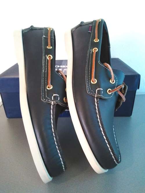 Authentic Men`s Sebago Portland Spinnaker Boat Shoes / Loafers  Size 12 - As New!