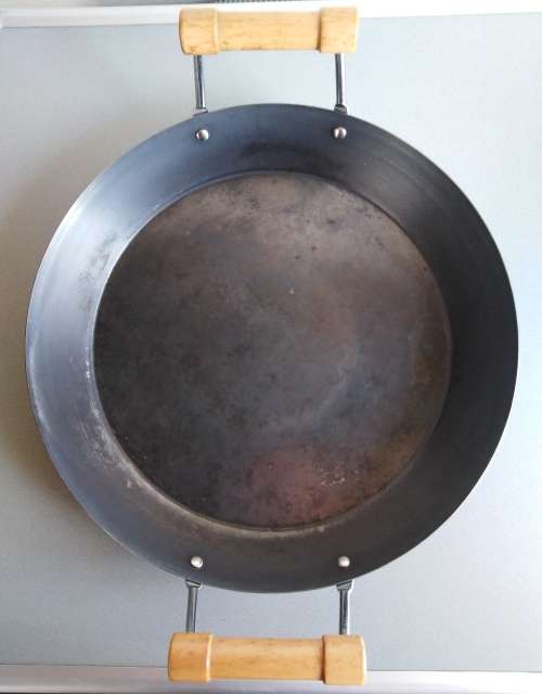 Large Steel Frying Pan 34 cm