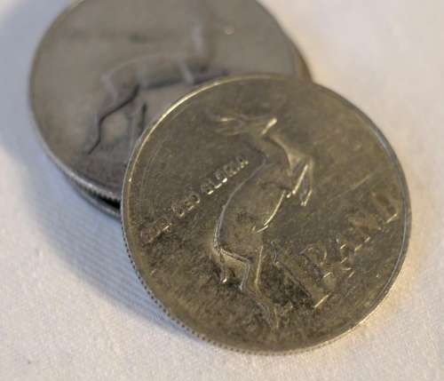 Old one rand coins
