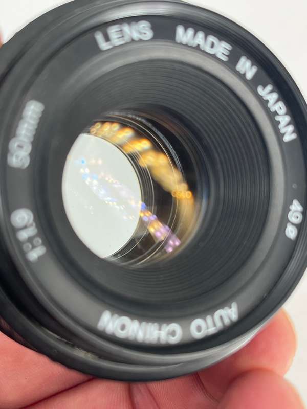 Auto Chinon 50mm f1.9 PK mount