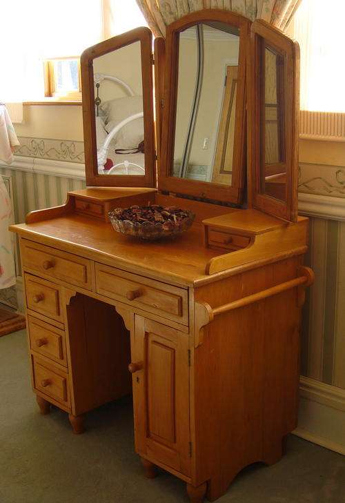 Yellow Wood Dressing Table
