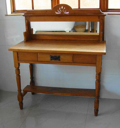Beautiful Wood Wash Stand / Desk / Dressing Table