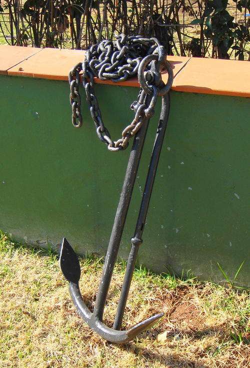Old Cast Iron Anchor