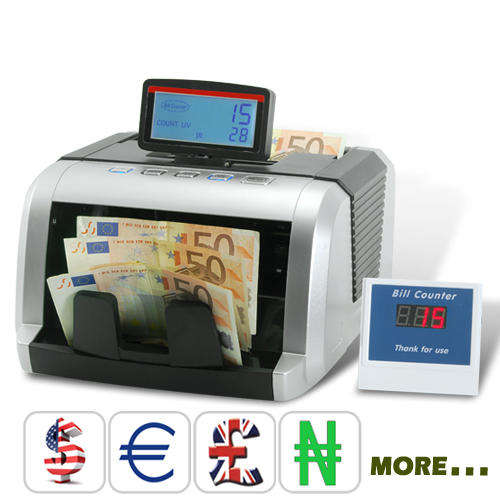 Money Counter and Counterfeit Note Detector