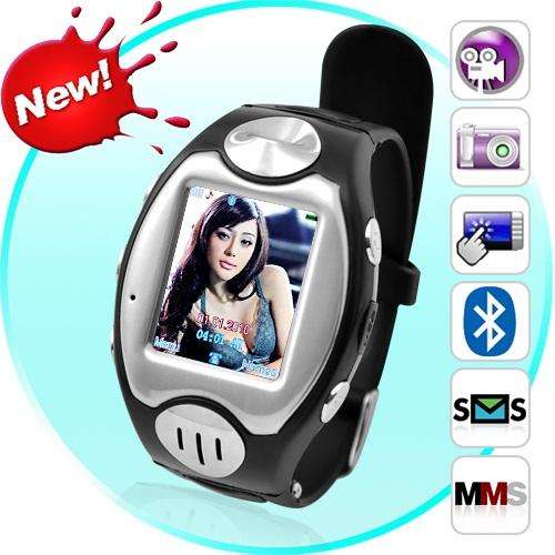 Thrifty Watch Phone Black (Quad Band, Bluetooth, Touchscreen)