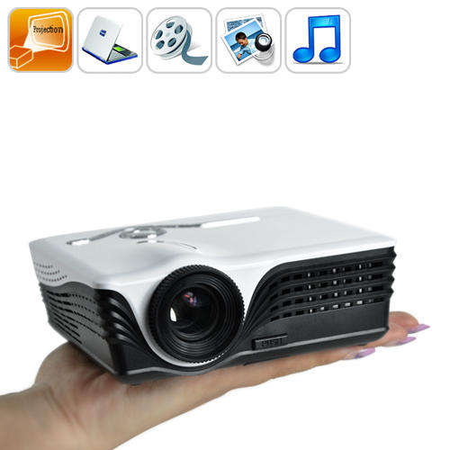 MediaMax - Multimedia Mini Projector (SD Card + USB)