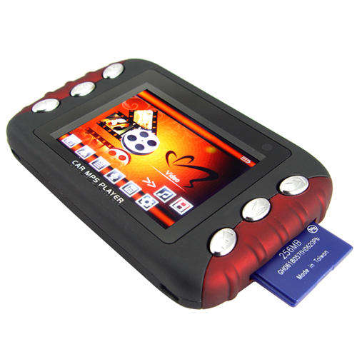 MP4 + MP3 Player with Deluxe Car Adapter Kit (4GB)