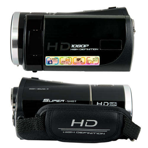 1080P HD Camcorder with Touchscreen and 5x Optical Zoom (Free DHL Shipping)