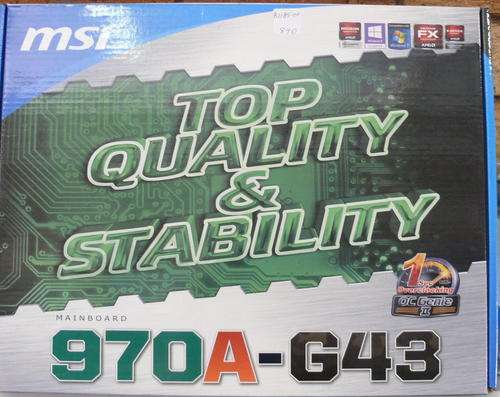 MSI 970A-G43  AM3+ Socket