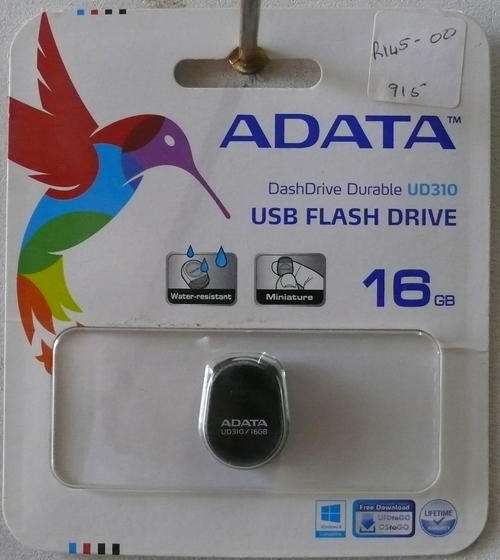 FLASH DRIVE 16GB ADATA MINI Black
