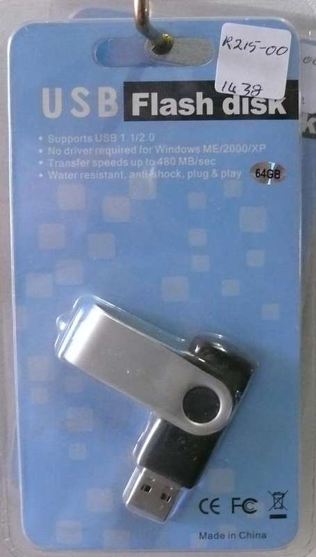 USB 2.0 FLASH DRIVE 64GB