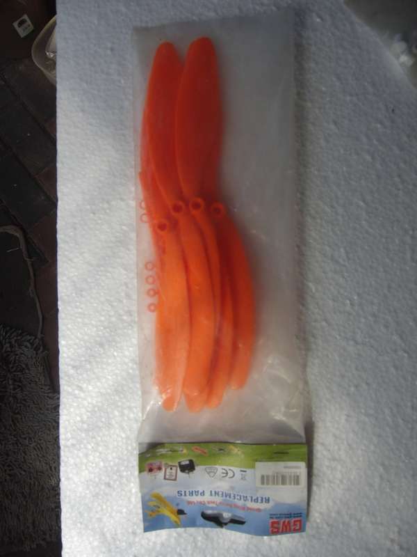 GWS EP 1047 Propeller High Efficiency Slow Fly Prop 6pc (MODEL: 1047)