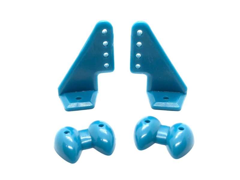 control horns x 2 Blue per set