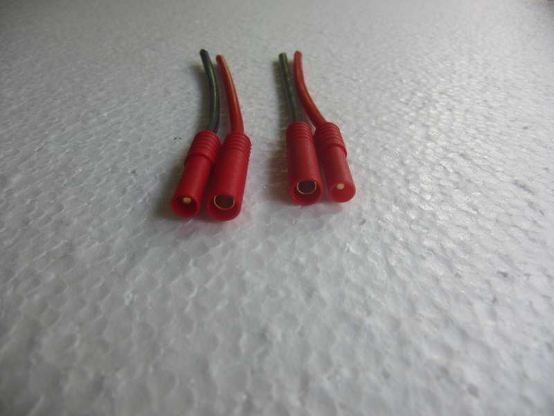 HXT 3.5mm with 14AWG Silicon Wire 10cm (ESC and Battery Side) 1 pair