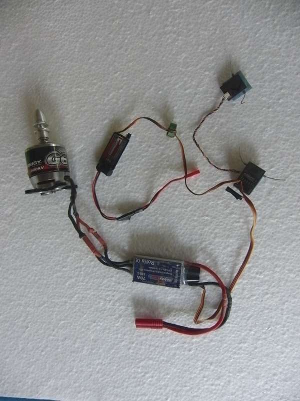 Motor + ESC + SBEC + Receiver Bundle