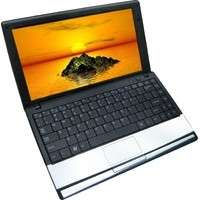 MECER XPRESSION LIKE NEW GLOSSY BLACK AND SILVER 250GB 2GB RAM BUILT IN 3G WEBCAM