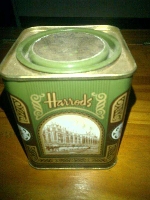 Harrods Tea Tin - Still half full