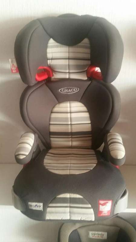 Graco Trilogic Pedic Booster Car Seat - Black & White Striped