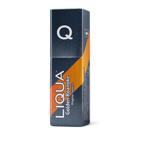 75% OFF SALE-Vape Juice - Made in Italy with Swiss Nicotine. Liqua Q - Golden Roanoke Tobacco (18mg)