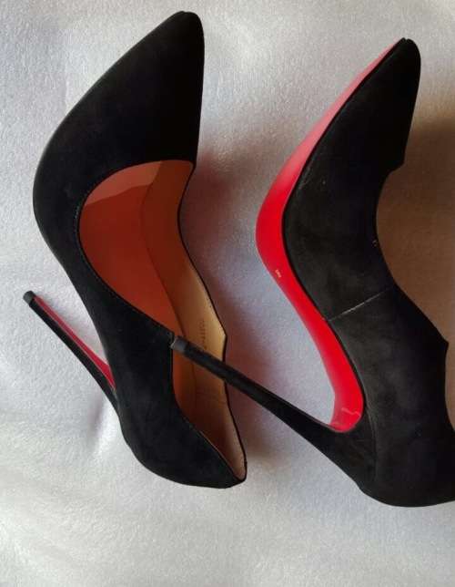 Head Turning Privella Genuine Stilettos Inspired by Cristian Louboutin - Yellow, Black, Red, Tan