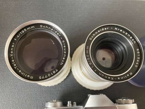 Kodak Retina Reflex 35mm film camera kit