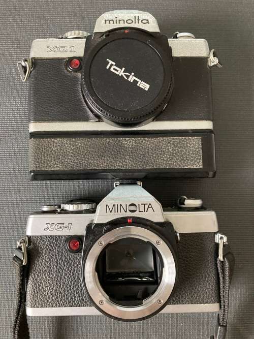 Minolta XG1 35mm film camera bodies