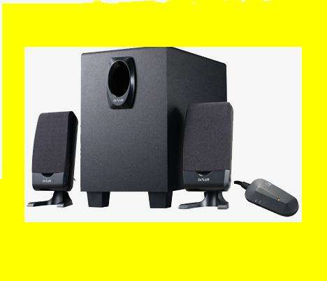DLS-2100 - P.M.P.O : 1800W Multimedia 2.1 Channel Speakers+ SUBWOOFER